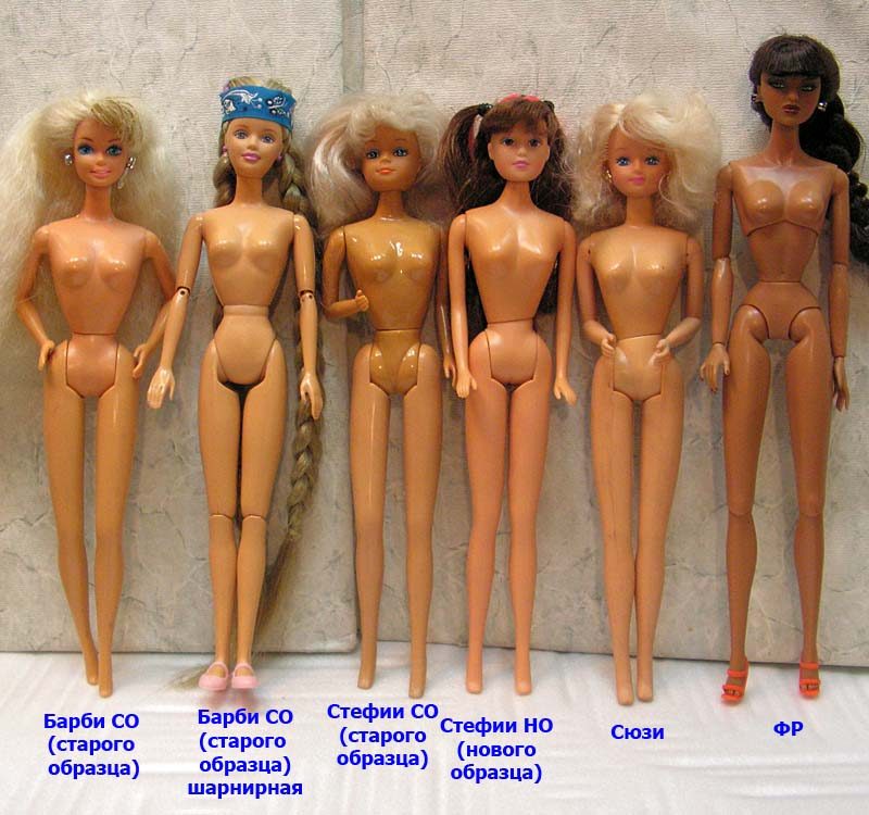 Сравнение кукол размера Барби